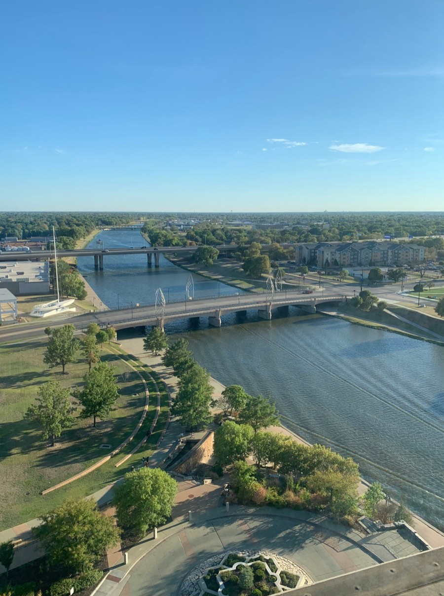 Aerial view of Wichita, Kansas — Midwest Fence service area