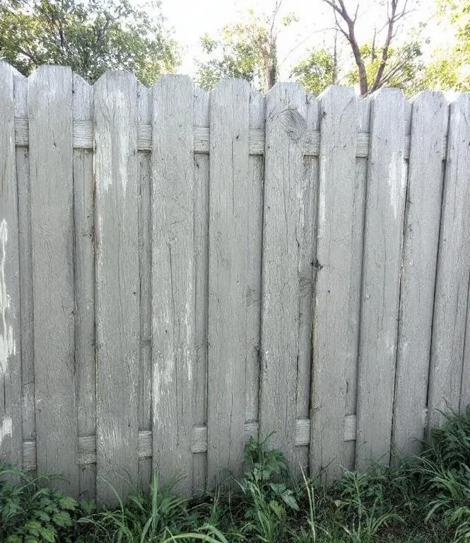 Fresh cedar fence boards after repair by Midwest Fence
