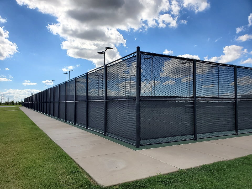 Commercial fence installation in Wichita, KS