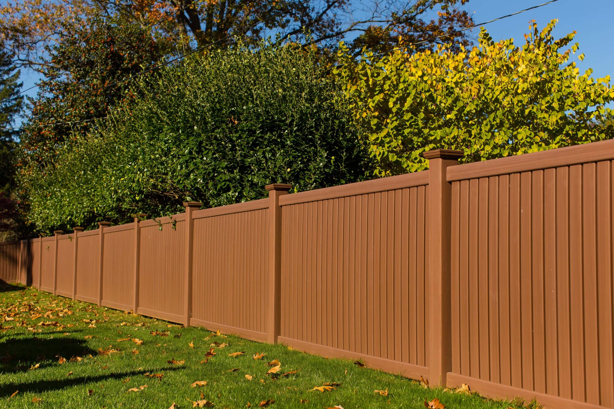Vinyl fence